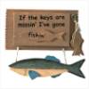 Cute “Gone Fishin’” Key Holder 