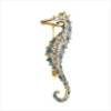  Gold Plated Seahorse Pin 
