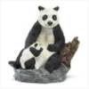 Panda Bear and Cub Figurine 