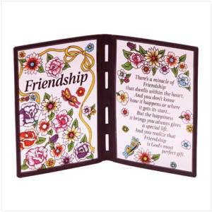  Friendship Plaque  