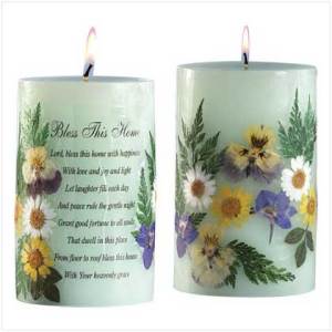 “Bless This Home” Candle 