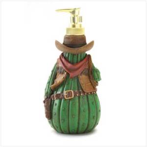 Cowboy Cactus Lotion Dispenser 